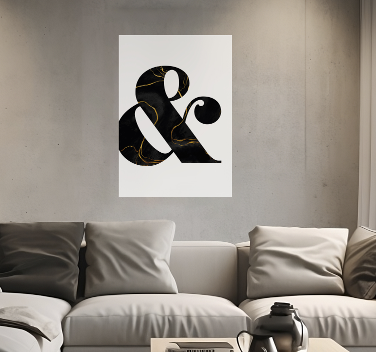 Poster soggiorno simbolo & - TenStickers