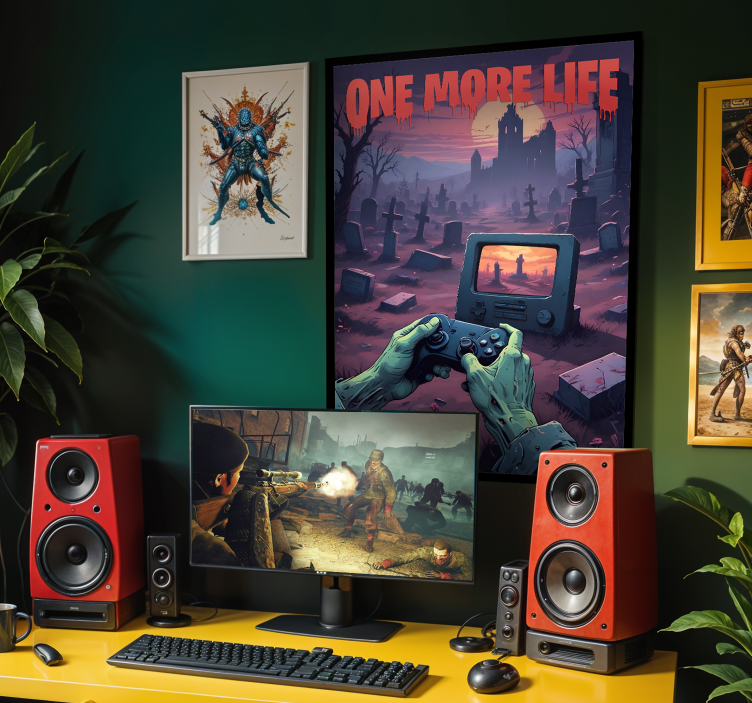Poster videogioco one more life - TenStickers