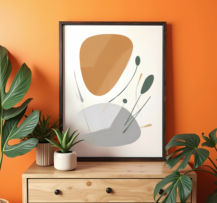 Poster astratti disordine artistico - TenStickers