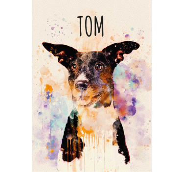 Poster animali arte dell'acquerello personalizzata - TenStickers