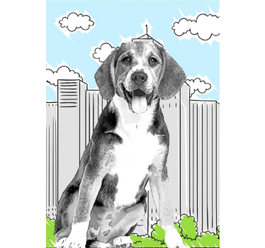 Poster animali cartone animato personalizzato - TenStickers