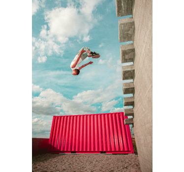 Poster camera ragazzi parkour - TenStickers