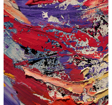 Poster salotto pittura a spruzzo colori - TenStickers