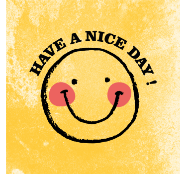 Poster camera ragazzi design faccina sorridente - TenStickers