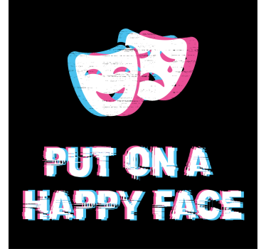 Poster camera ragazzi espressione di felicità - TenStickers