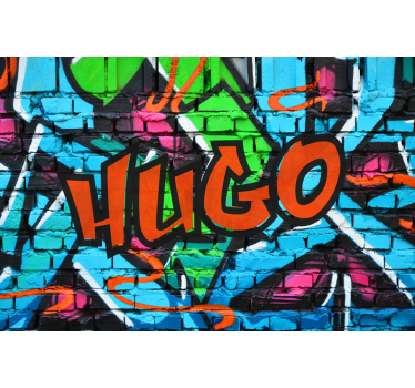 Poster street art con nome personalizzabile - TenStickers