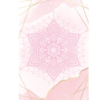 Poster con effetto mandala colorato - TenStickers