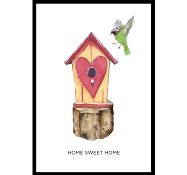 Poster salotto casa dolce casa. - TenStickers