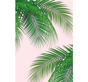 Poster albero foglia tropicaleFoglia tropicale - TenStickers