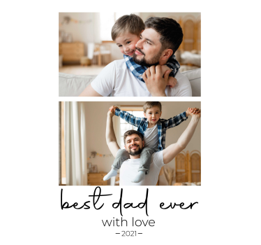 Poster salotto il miglior papà di sempre - TenStickers