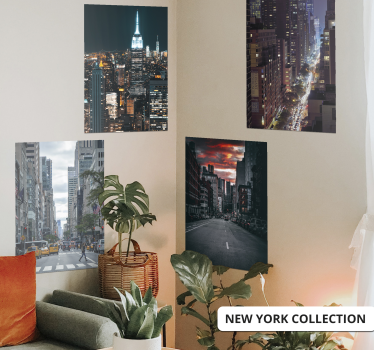 Poster delle strade di New York - TenStickers