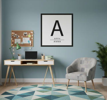 Poster camera ragazzi esposizione iniziale personalizzata - TenStickers