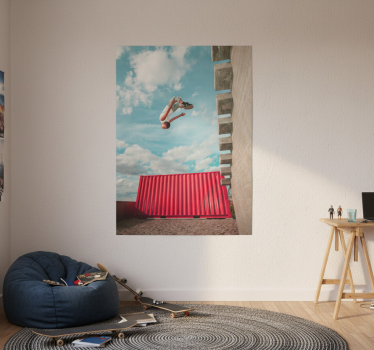 Poster camera ragazzi parkour - TenStickers