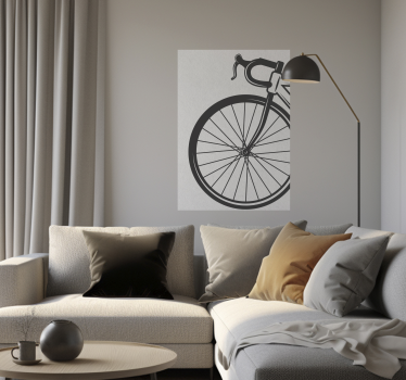 Manifesto Ciclismo bicicletta minimalista - TenStickers