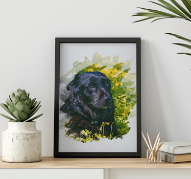 Poster animali acquerello personalizzato - TenStickers