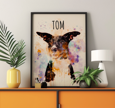 Poster animali arte dell'acquerello personalizzata - TenStickers