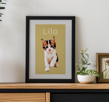Poster animali effetto di disegno personalizzato - TenStickers