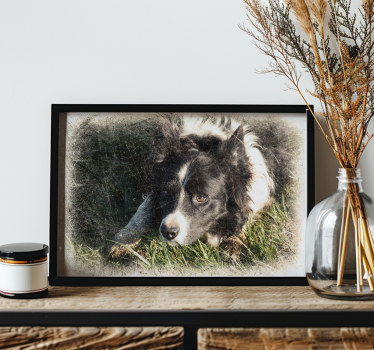 Poster animali effetto vintage personalizzato - TenStickers
