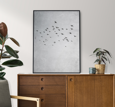 Poster animali uccelli che volano - TenStickers