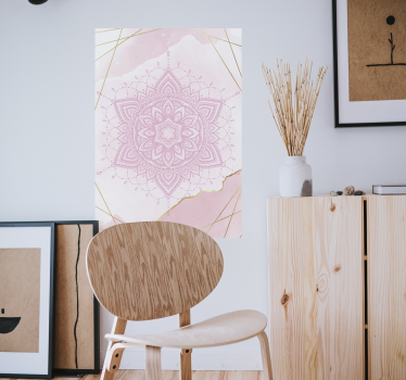 Poster con effetto mandala colorato - TenStickers