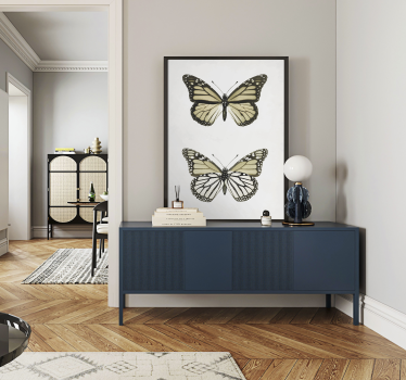 Poster con farfalle con ali aperte - TenStickers