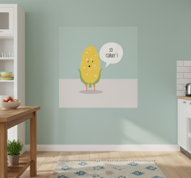 Poster da cucina gioco di parole così maisoso - TenStickers