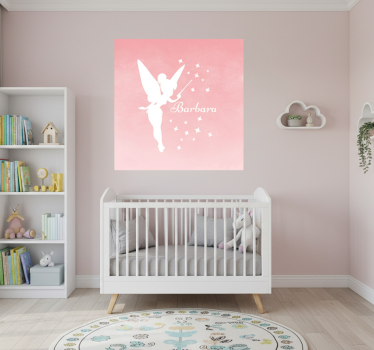 Poster d'arredo per la cameretta fata personalizzata - TenStickers