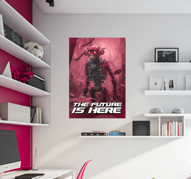 Poster camera ragazzi robot scimmia - TenStickers