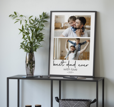 Poster salotto il miglior papà di sempre - TenStickers
