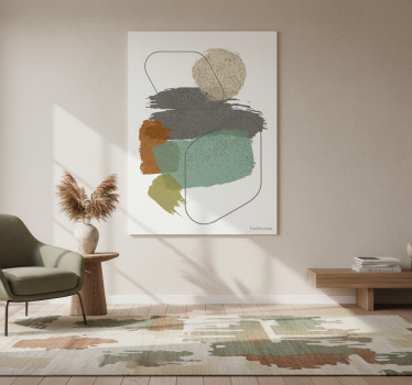 Poster salotto macchie di colore - TenStickers