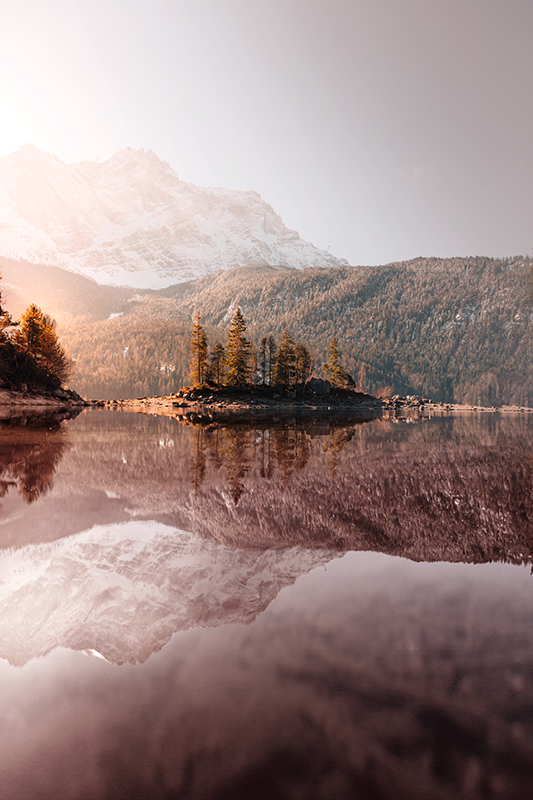 Poster fotografico realistico montagne nordiche - TenStickers