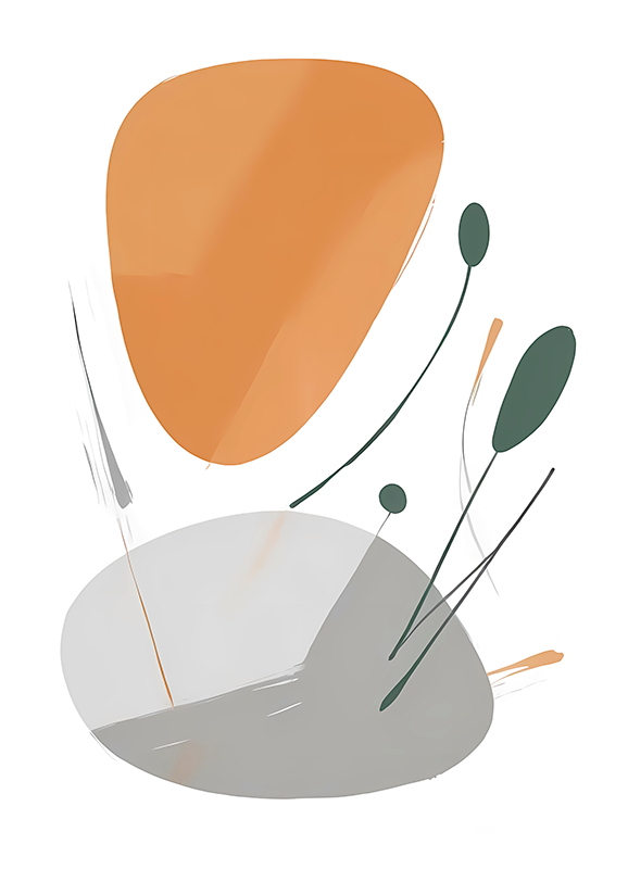 Poster astratti disordine artistico - TenStickers