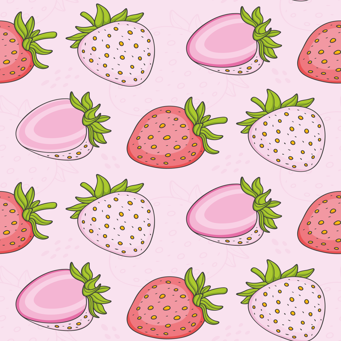 Poster da cucina fragole rosa - TenStickers