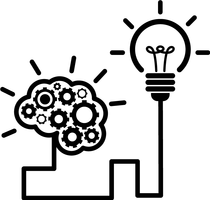 Poster per ufficio lampadina delle idee - TenStickers