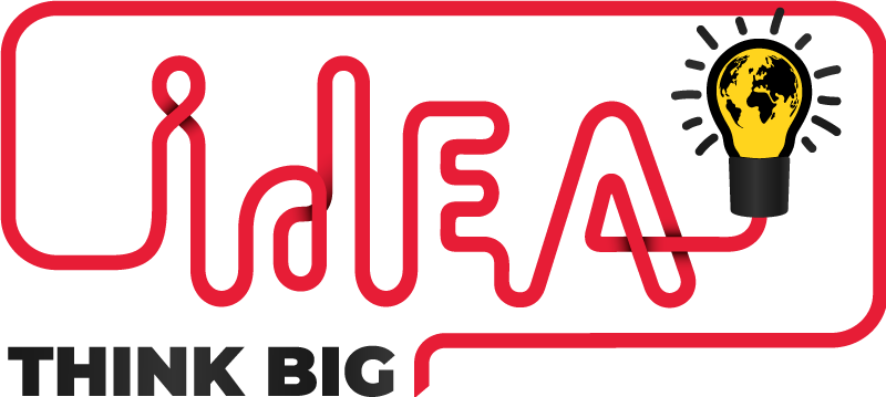 Poster per ufficio pensa in grande lampadina - TenStickers