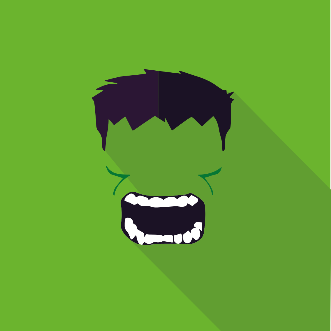 Poster camera ragazzi supereroe verde - TenStickers