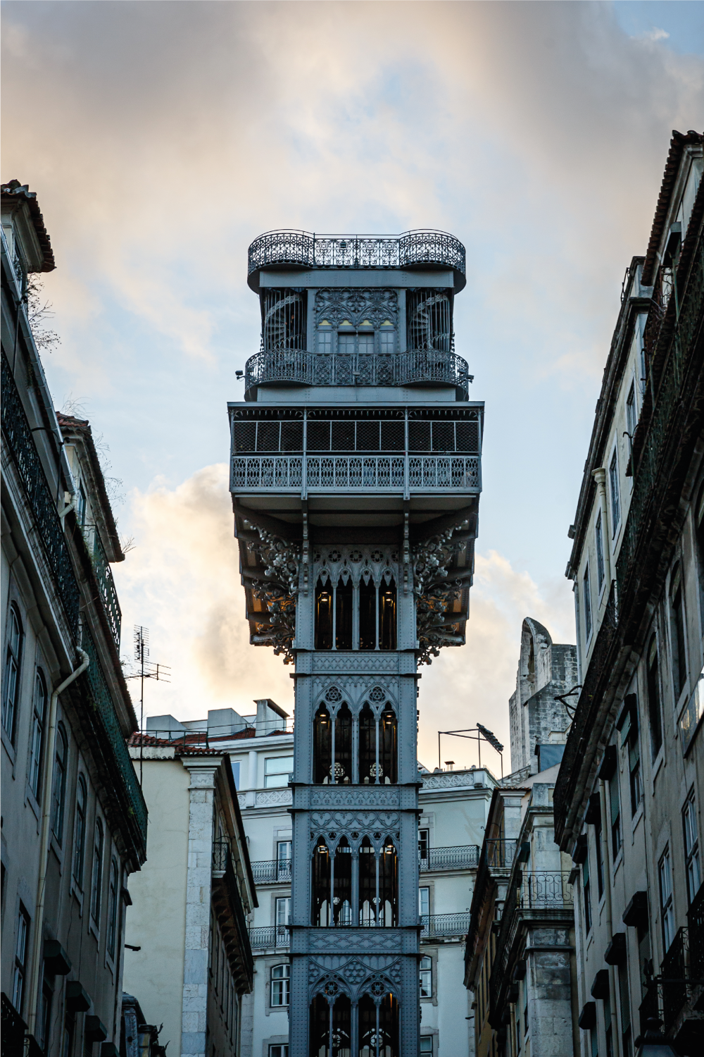 Poster salotto ascensore di lisbona - TenStickers