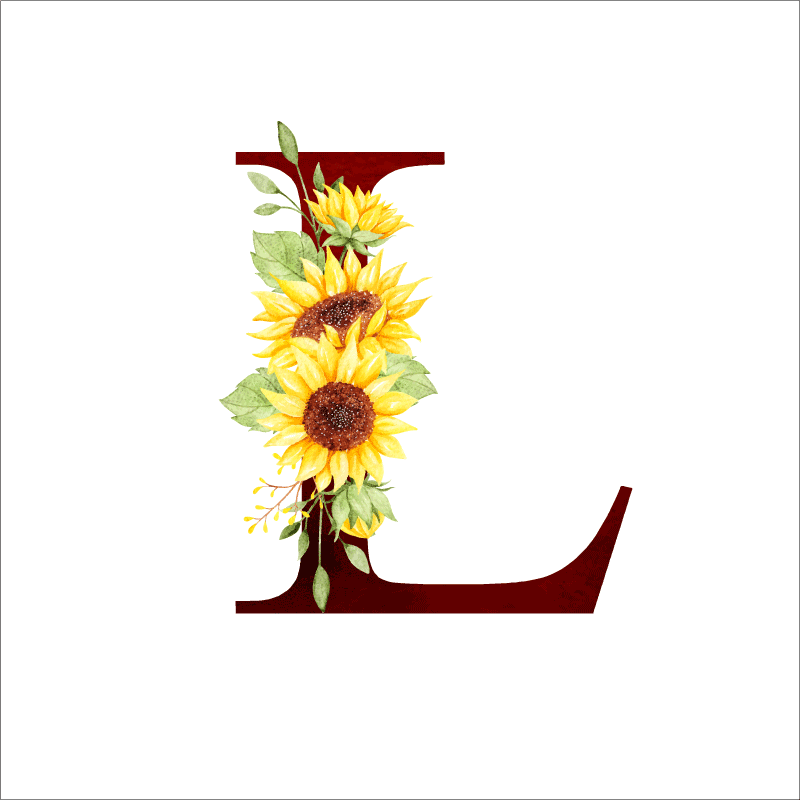 Poster a tema floreale girasole personalizzabile - TenStickers