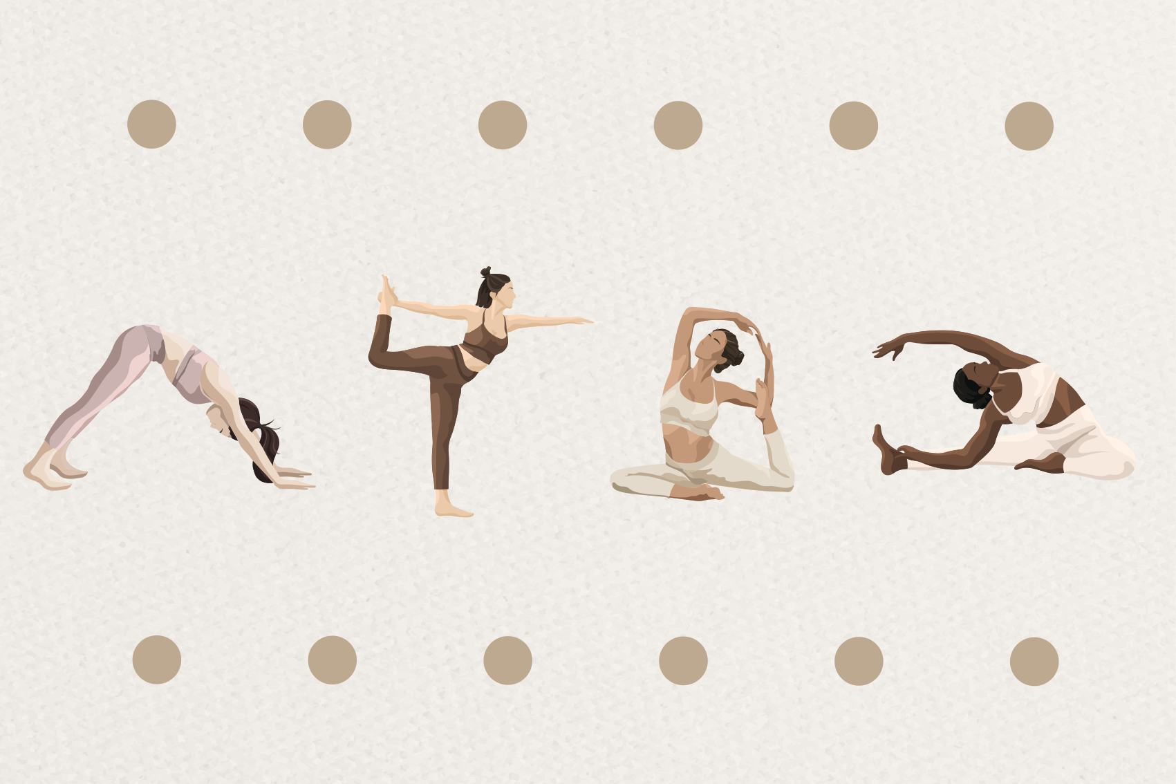 Poster citazioni sequenza di posa yoga - TenStickers