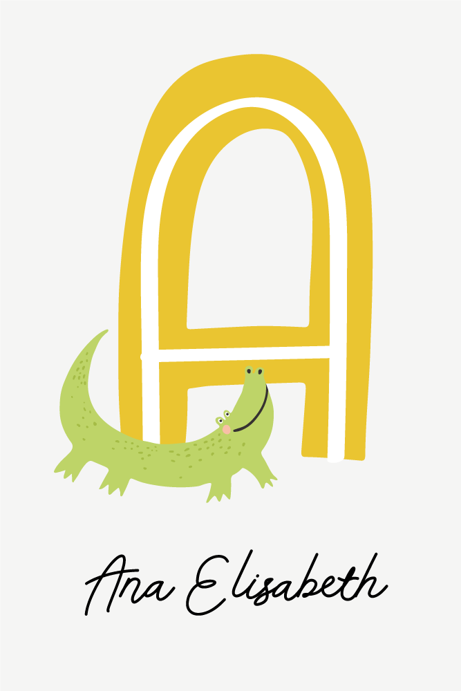 Poster camera ragazzi un compagno coccodrillo - TenStickers