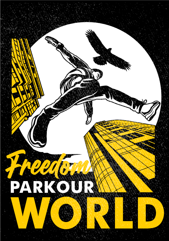 Poster sport parkour mondo - TenStickers