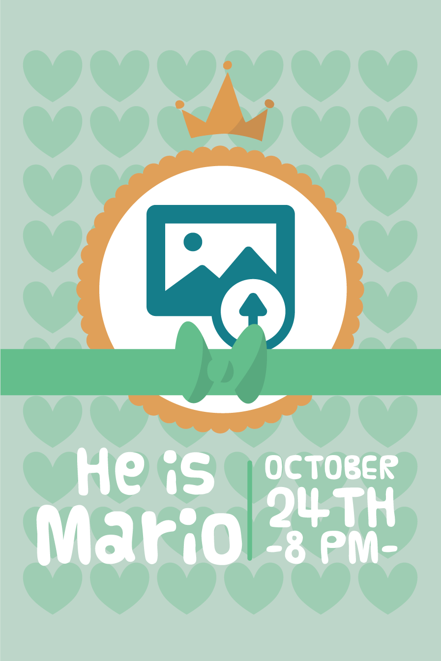 Poster da parete personalizzati È mario - TenStickers