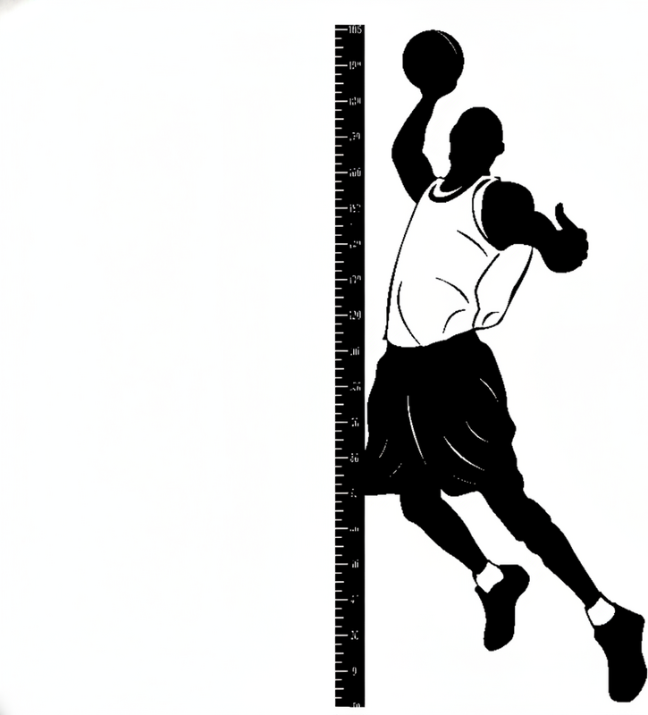 Pallacanestro poster adesivo decorativo misura basket - TenStickers