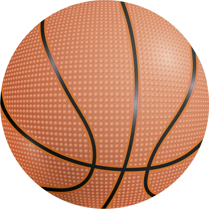 Pallacanestro poster tappeto vinilico palla da basket - TenStickers