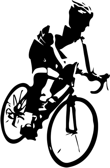 Manifesto ciclismo vinile ciclista mountain bike - TenStickers