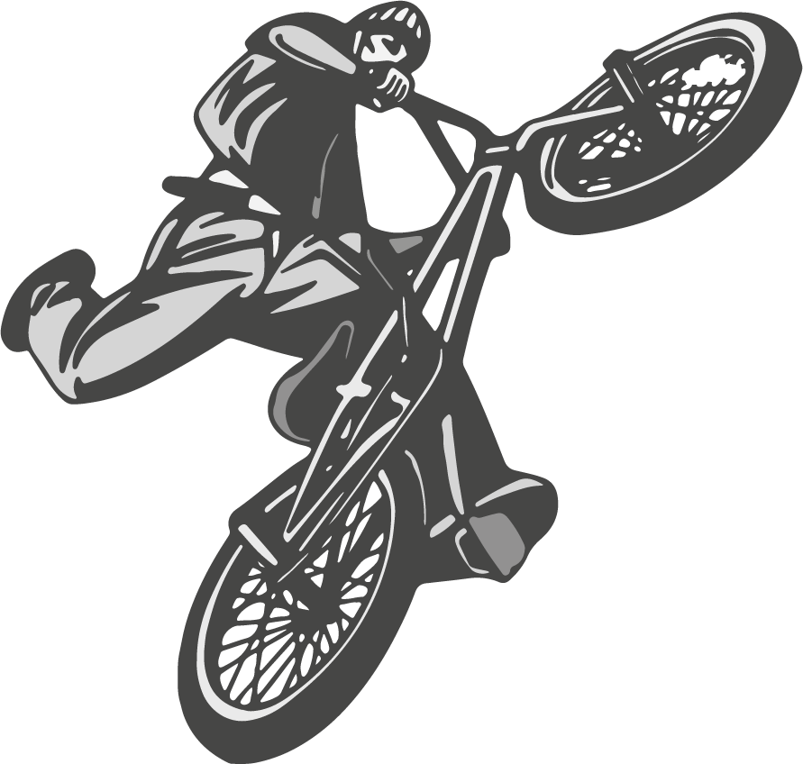 Manifesto ciclismo vinile per stanza ragazzi bmx - TenStickers