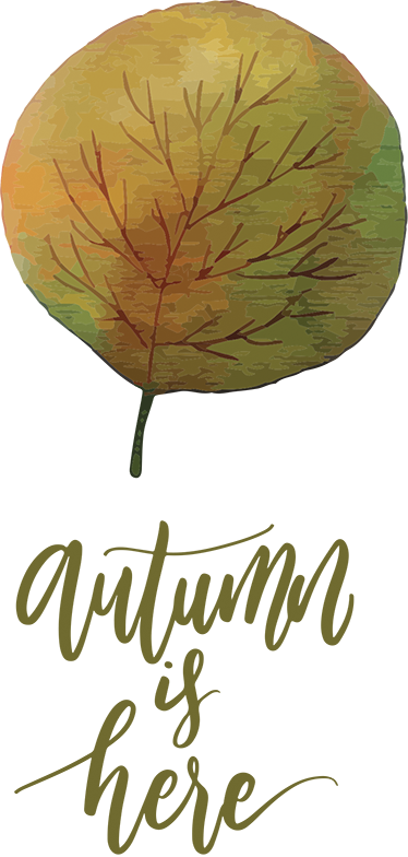 Poster albero autunno è arrivato - TenStickers