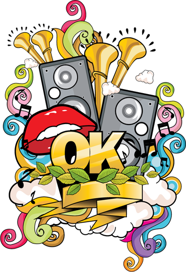 Poster di musica vinile decorativo graffiti musicali - TenStickers