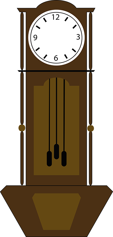 Poster retrò orologio da vinile antico - TenStickers