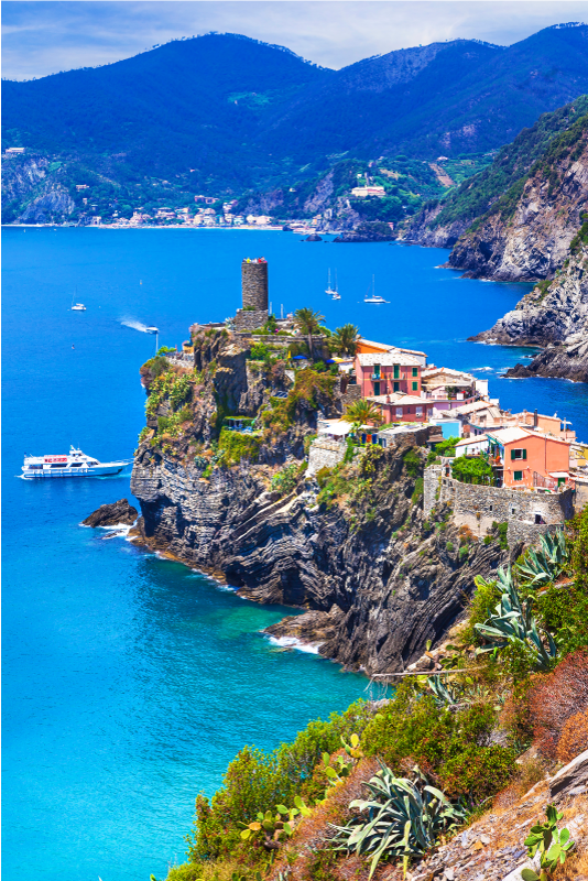 Poster di paesaggio cinque terre realistiche - TenStickers